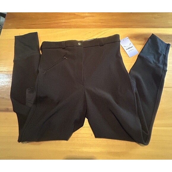 Tuffrider Rib Knee Patch Riding Pants. Size 34. Black - Picture 1 of 9